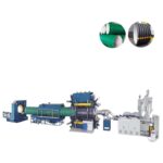 HDPE,PP Vertical Type Double Wall Corrugated Pipe and PVC Ribbed Pipe Extrusion line